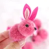 Påsk mini plysch kanin dekor plysch fyllda mjuka små kanin leksaker för barn