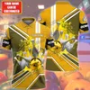 Nombre personalizado Bola de bolos a todo color Camisa de polo estampado 3D Summer Unisex Street Camiseta informal Regalo para jugadores de bolos Pol97