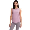 l051 Tank Tops Sleevel Shirt Women Vest Yoga Shirts Back Hollow Blouse Quick-Drying Running Smock Breathable Sweatshirt k4lp#