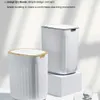 Bacs à déchets 12l Lare poubelle intelligente peut capacité pour la cuisine de salle de bain arbae bin induction automatique poubelle étanche à la maison intelligente peut l49