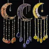 Kunst- en ambachten aate droomvangers 7 chakra emstone moon dream catchers kleur natuurlijke em aate muur hanins kamer arden dreamcatchers decor l49