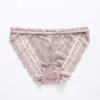 Sexig låg midja Silk Underwear Women's New French Lace S Silk Briefs