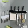 Ecoco Knife Holder Wall Mounted Kitchen Suppliesナイフ箸ケージ統合ストレージラック多機能キッチンストレージ