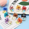 10pcs Kawaii Résine Caméra Résine Charms Pendants pour bijoux Faire un collier Collier Keychain Fidages d'artisanat DIY ACCESSOIRES