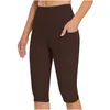 Leggings for Women Longueur Capris Leggings for Casual Yoga Exercice Workout Capris avec poches