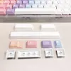 Toetsenboards 144 toetsen GMK Dreams gradient keycaps Cherry Profile PBT Dye Sublimation Mechanical Keyboard KeyCap voor MX Switch 61/64/68/75/84