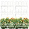 Garden Edging Fence Bendable Landscape Border Decorative Garden Staket Plant Lawn Flower Bed Fencing Barrier Home Yard Dekor