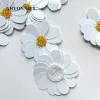 10pcs/lotto perline fatte a mano pauli di paillettes Daisies abbigliamento patch di floreali Accessori per patch decorativi fai -da -te