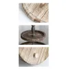 Multifunctionele ronde houten 2-laags serveerschaal Stand Cake Candy Snack Dessert opslag voor thuistafel decoratief