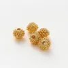 5 pezzi/lotto 8*10mm 14k 18k oro color rotondo per perle distanziali per perle decorate perle all'ingrosso per gioielli fai -da -te che producono accessori