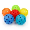 5pcs Boules de pickleball extérieures durables 40 trous Training Pickleball Accessoires 74 mm Balles de cornichons standard pour la compétition