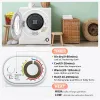 Machine Euhomy 110V Portable Clothes Dryer 850W Compact Laundry Dryers 1.5 cu.ft Front Load Stainless Steel Electric Dryers Machine