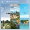 4K GPS Drone med kamera för vuxna Circle Fly Waypoint Fly Brushless Motor Altitude Hold med 2 Batteri 50 minuter Långt flygning och utomhusbärande fodral