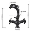 Bathroom Sink Faucets Black Oil Rubbed Bronze Swivel Spout Dual Cross Handles Dolphin Style Kitchen Faucet Mixer Tap Tsf842