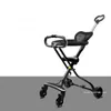 Veículo de 4 rodas dobráveis de crianças dobráveis, triciclo portátil externo, carrinho de bebê, o carrinho de bebê pode enfrentar o avião