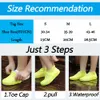 Thicken Silicone Rain Boots Waterproof Shoe Cover Foot Wear High Elastic Unisex Shoe Cover Protector Rainy Day Shoe Accessories