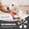 Dog Apparel 6 Pcs Grinder Grinding Head Pet Nail Supplies Grooming Tool Trimmer Polisher Wheel