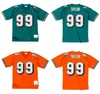 Stitched Football Jerseys 99 Jason Taylor 2004 2006 Mesh Legacy Pensionerade retro klassiker Jersey Men Women Yourth S-6XL