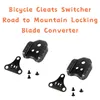 Lilioo Sh40 Bicycle Cleats Switcher Road to Mountain Blocking Blade Converter per MTB Road Pedal Shoes Adapter Bike Parthes