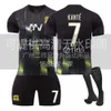 2324 Jeddah United Away Training Estudiantiling Kit para adultos Group Sports Group compra para hombres y jerseys de fútbol para mujeres