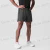 Herren -Shorts neue Sommersport -Herren Shorts Jogger Fitnessstudio Running Training Basketball Hose Schnell trocknen atmungsaktiv Stretch Strandhose T240411