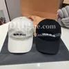 Capo da baseball Black White Simple Cap Designer Lettera Cappello Bucket Cappello Donne Casualmente Canvas Cappello Sport Sport Luxuria Cappello da Sun Cappello da sole