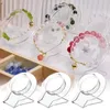 Jewelry Boxes 1-10 pieces of transparent jewelry display stand bracelet bracelet organizer stand transparent acrylic bracelet display necklace stand