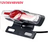 Ny 12V/36V-60V Electric Bicycle Ebike Taillight Turn Signal bakre rack lampa Ljus Ljus natt Trafik VARNING TURN SIGNAL