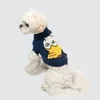 Dog Apparel Cute Cartoon Sweater Pet Fall/Winter Warm Animal Pattern Turtleneck Knitted Puppy Clothes Teddy Bichon Soft Pullover