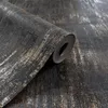 Wallpapers 10M Industrial Distressed Texture Wallpaper Charcoal Gold Metal Retro Roll El