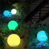 RGB LED GLOW ROUND BOLURA BATERAGEM DE 16 CORES CORES INOSO AO ANTERIOR DE DOR LUZES NOTIVAS PARA O GRAVO DO CELHO DE CASAMENTO DE FESTO DO JARDIM