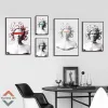 Moderne abstrakte Medusa Wandkunst Poster Klassische griechische Mythologie Leinwand Malerei Home Wohnzimmer Schlafzimmer Galerie Minimalistische Dekoration