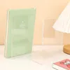 2pcs limpos de suportes de livros acrílicos em forma de mesa de mesa de mesa de mesa de mesa de mesa de mesa