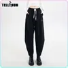 Pantalon féminin Coton Solide Harem Black Broide Pantmènes 2024 Printemps Y2k Fashion Ladies Sport Classice Casual Sweatpant Traff