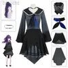 Costumi di anime ANIMECC ASAHINA MAFUYU Costume Wig Project Anime Project Sekai Colorful Stage Cosplay Halloween Party Outfit per donne ragazze 240411