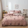 Bedding Sets Solid Color Fruit Strawberry Printed Bed Cover Set Duvet Adult Child Sheet Pillowcase Comforter