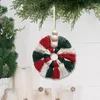 Fleurs décoratives macrame décoration de couronne de Noël Garland simulation à la main