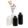 Vases Ceramic Floral Utensils Minimalist Black And White Home Living Room Dry Flower Decorations Nordic Style