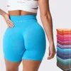 Lu Align Sport Shorts Pro sömlösa shorts Kvinnor Tränar Korta leggings Yoga Pants Butt Lift Sports Wear Fiess Outfits Gym Clothing Comforta