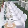 Chaise pliante en spandex couvre un chaise de chaise ajustée lavable étirée universelle Protecteur pour le banquet de vacances de mariage