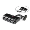 Automobiles Splitter de socket de voiture 12V-24V 4 Splate de cigarette Splater Téléphone Chargeur Adaptateur de voiture pour MP3 DVR Droship