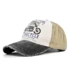 Graffiti-printed Motorcycle baseball cap washed cloth vintage cap Hip Hop Fitted Cap Festive Gifts