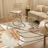 Nordiska moderna mattor för vardagsrumsins stil mjuk sängmatta matta ull plysch stora mattor för sovrum söta garderob