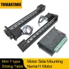 Mini T-typ Slide Stage Stroke 50-300mm Motor Side Montering Linear Rail Guide NEMA11 28mm Stepper Motor för CNC 3D-skrivare