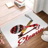 6p Elegua Maraca Carpet、Polyester Floor Matsトレンディな実用的な屋外フェスティバルギフトマットカスタマイズ可能