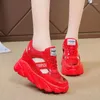 Fitnessschoenen Kjstyrka 2024 Dad Vrouwen modestijl Ademende vrouw Sneakers dikke bodem bling casual Zaptos Lady Sneaker