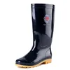 Bottes de pluie pour adultes unisexes de tube long imperméable pour la boue de pluie Jardinage en plein air