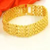 뱅글 골드 팔찌 남성 9999 Real Gold Bracelet Domineering Dragon 24K Real Gold Bracelet 조정 가능한 GI 24411