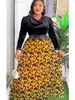 Plusstorlekar 2024 Elegant Plus Size African Womens Party Dress Spring Fashion Dashiki Ankara Velvet Wedding Long Dress Slim Dress C240411