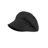 Berets Literary Retro British Style Autumn Winter All-match Solid Color Painter Hat Women Cap Suede Warm Korean